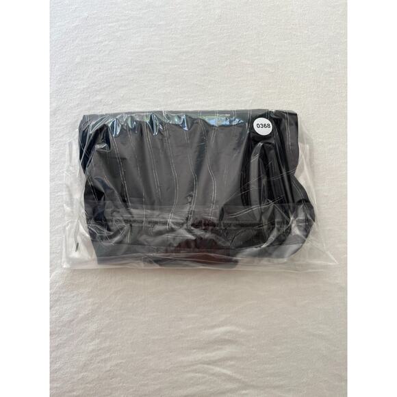 Wilfred Faun Black White Pinstripe Wide-Leg Pants Sz XS Pull-On Tie Waist - Picture 12 of 12